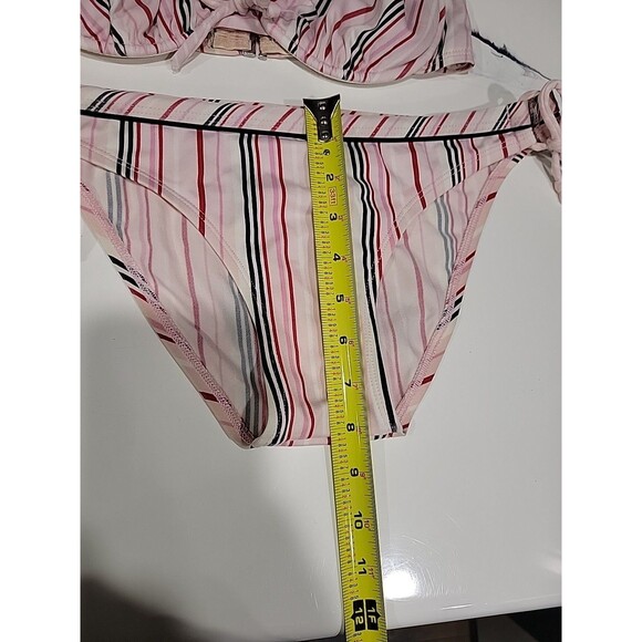 Striped ESPRIT BEACH Vintage 2pc Bikini SwimSuit Size XS-MEDIUM READ *SWIMBIN* - Picture 13 of 16